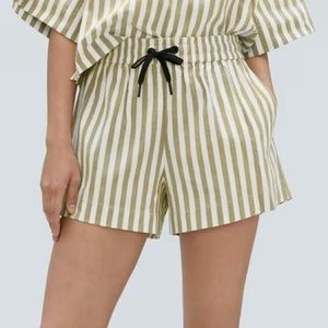 NWT Everlane Seersucker Boxer Short M